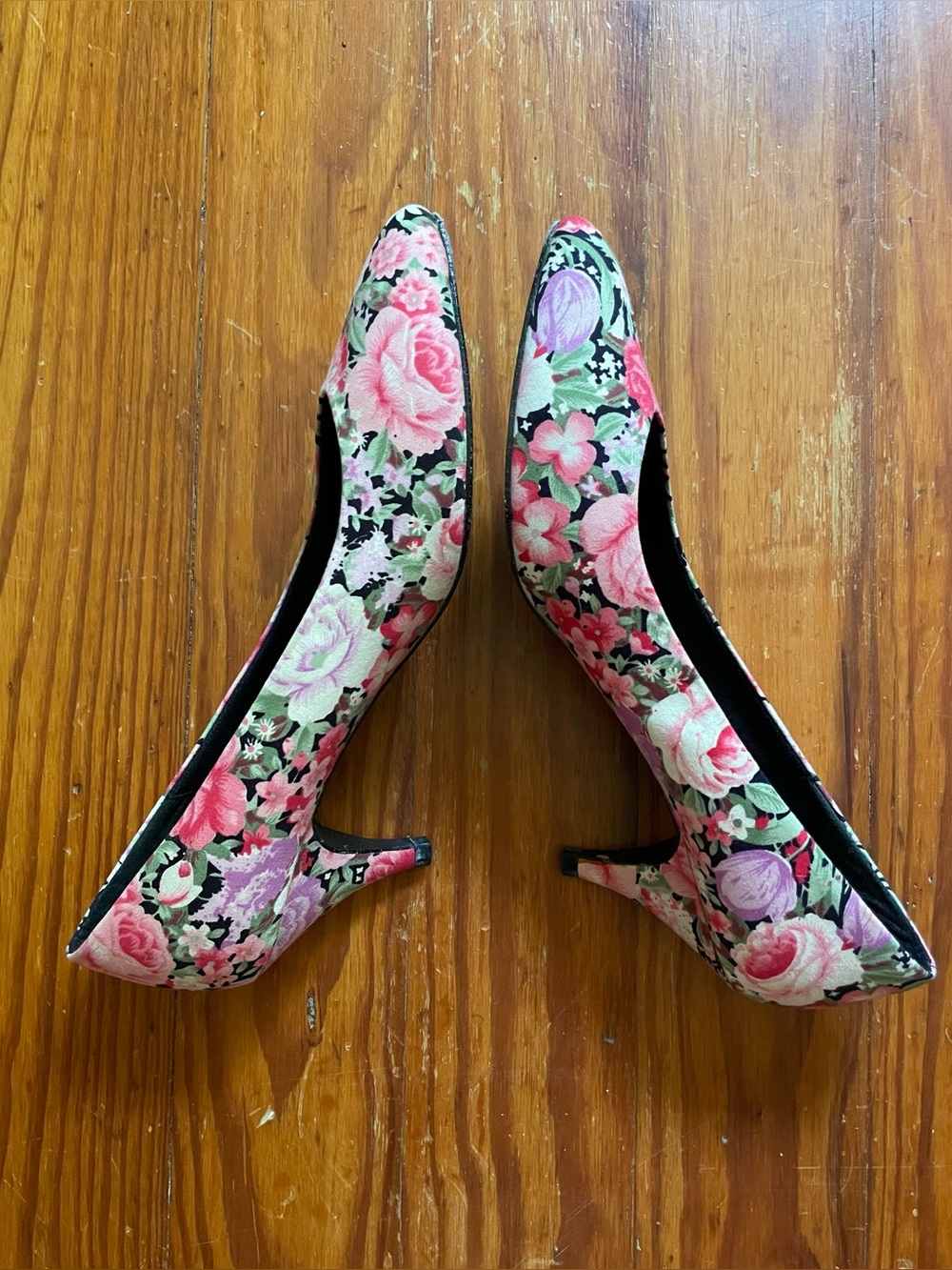 Y2K Floral Stiletto Pumps by Highlights